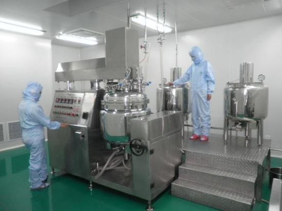 Vacuum Ointment Emulsifier Mixer Machine