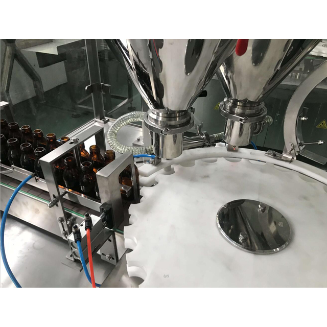 High-speed powder filling and capping machine